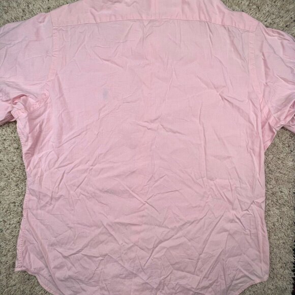 Polo Ralph Lauren ANDREW Button Up Shirt Cotton Mens Size 16.5 34 PINK Oxford - Picture 11 of 12